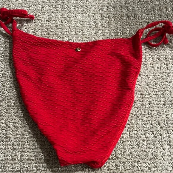 Victoria's Secret Red Cheeky Bikini Bottom - Picture 4 of 4